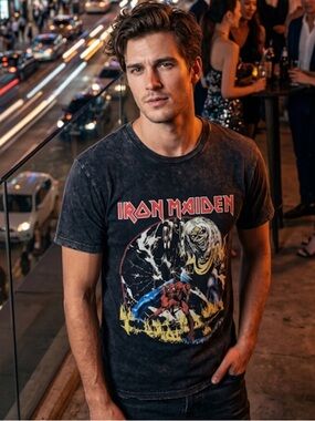 Iron Maiden Number of the Beast Graphic Tee